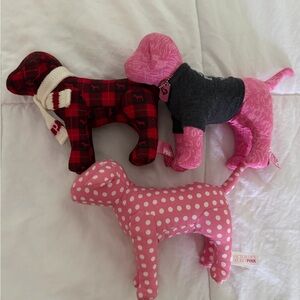 PINK Victoria's Secret Script Dog Plush